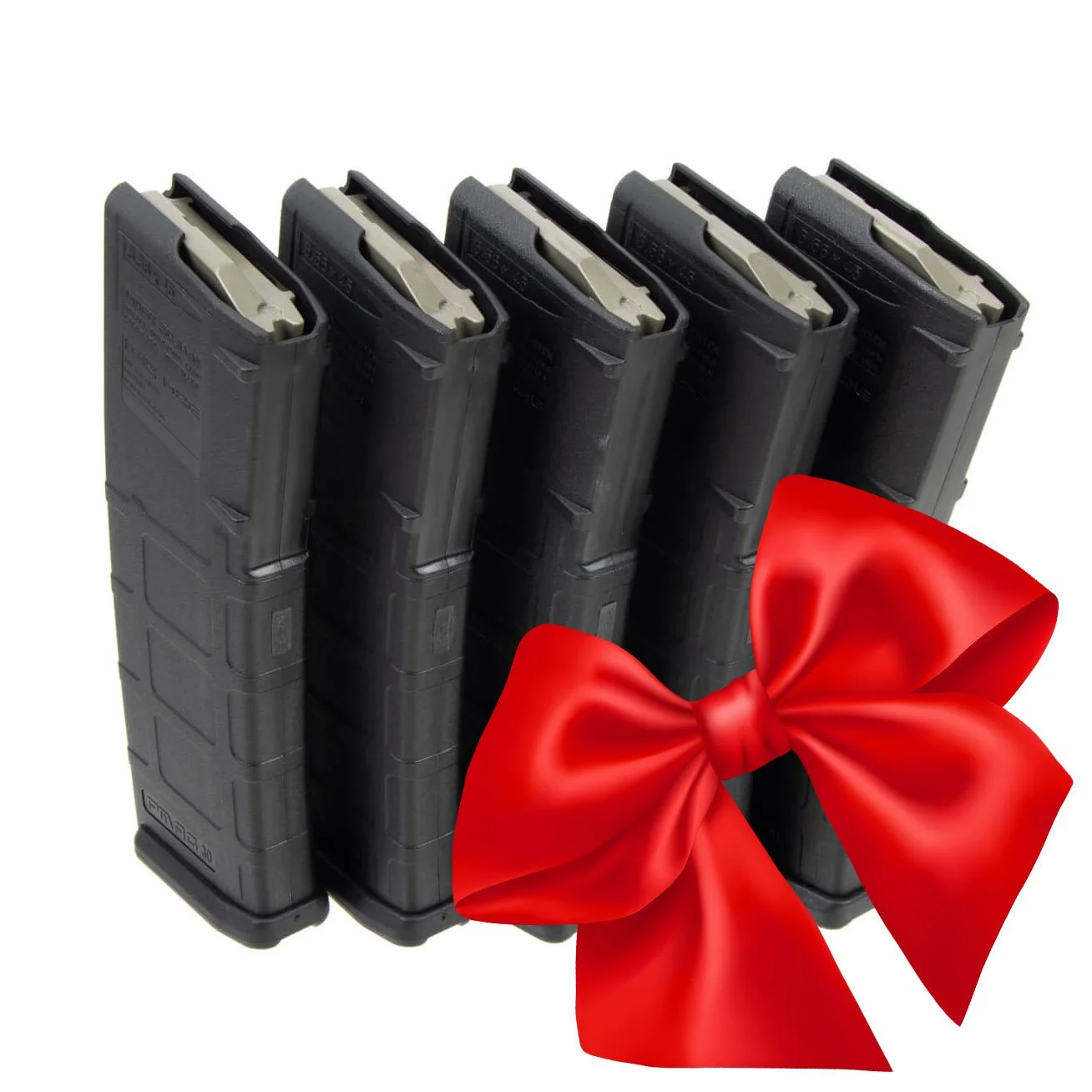 Magpul PMAG 30 Round AR / M4 GEN M2 MOE Magazine 5 PACK! — READY